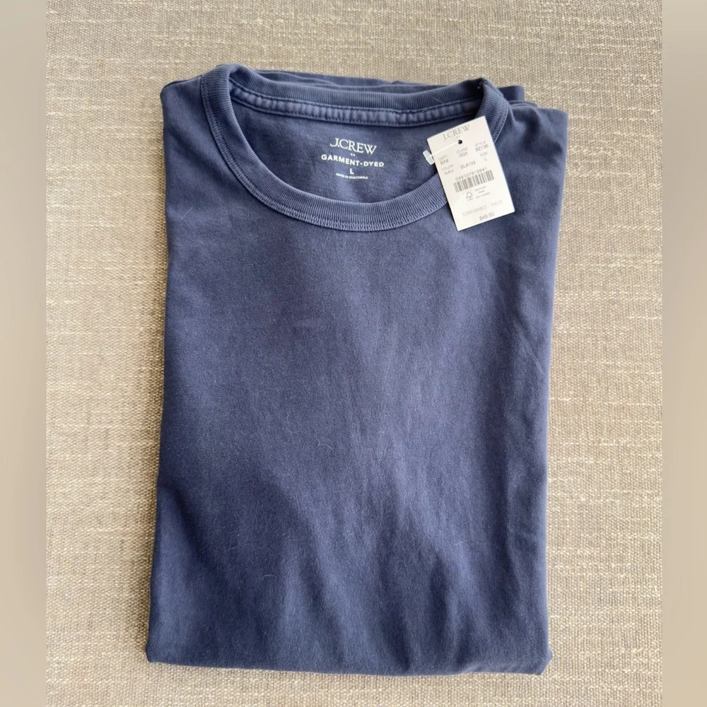 J. Crew Men's Navy Short Sleeve Tee